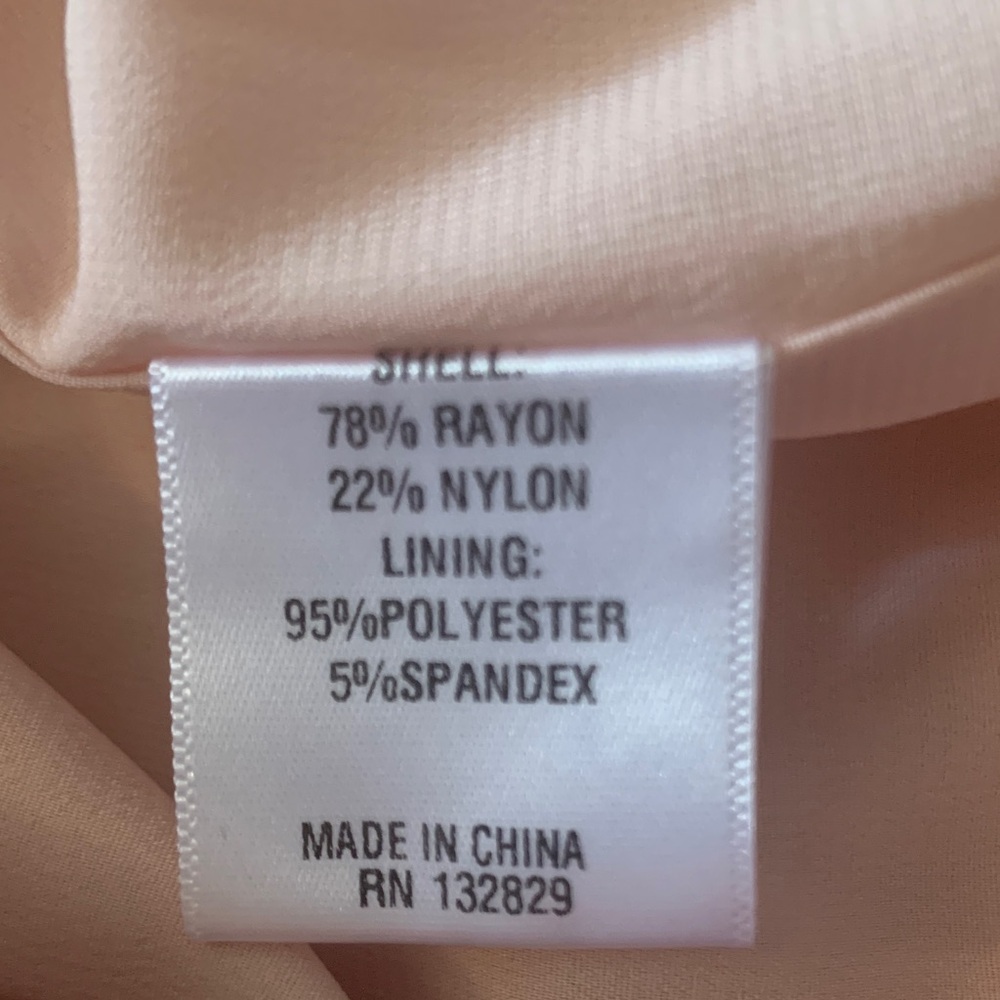 Lovers + Friends Satin Ruffle Slip - Peach - Picture 12 of 12